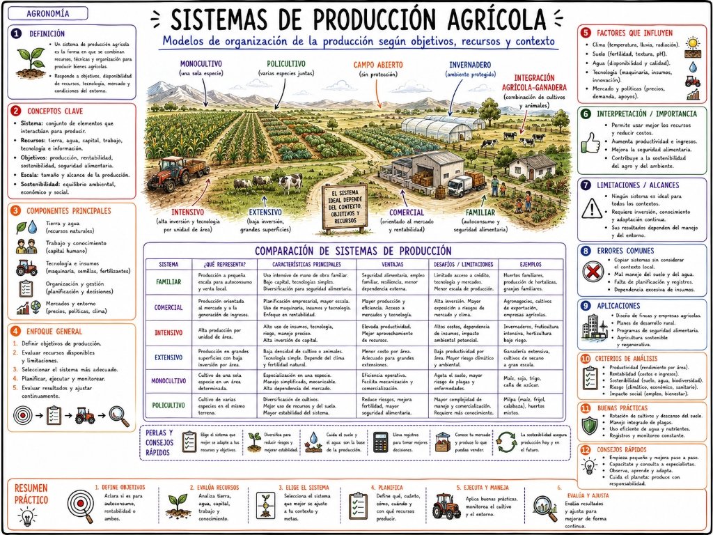 Sistemas de Producción Agrícola