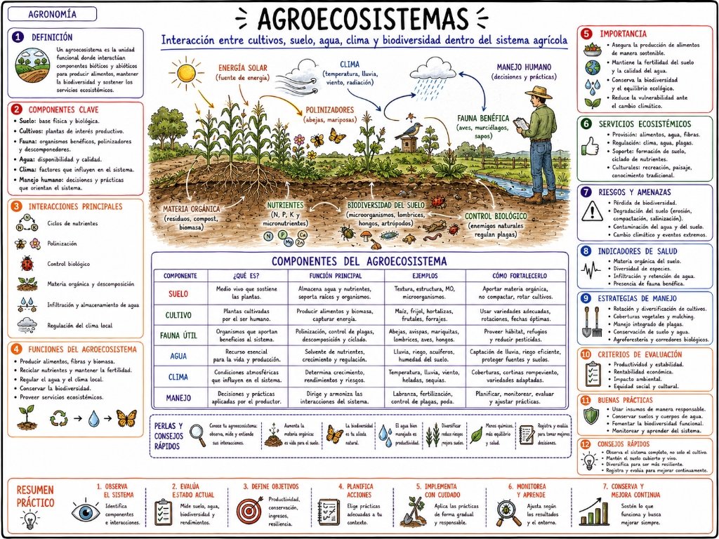 Agroecosistemas: Interacción entre Cultivos, Suelo, Agua y Clima